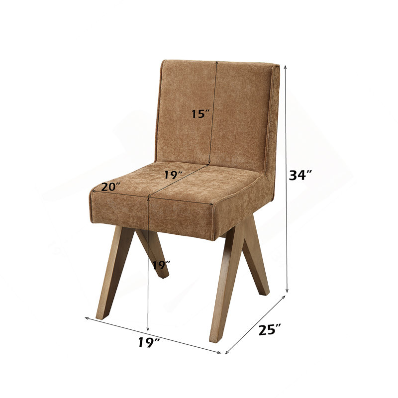 Ensemble de salle à manger 7 pièces, chaises rembourrées et table rectangulaire, 7 pièces : table, 6 chaises