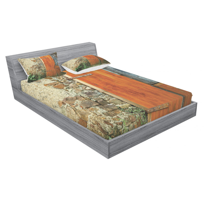 Microfiber Sheet Set, Queen Sheet Set with Fitted Sheet