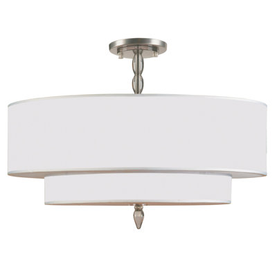 Plafonnier semi-encastré 5 lumières 26 po Stauffer