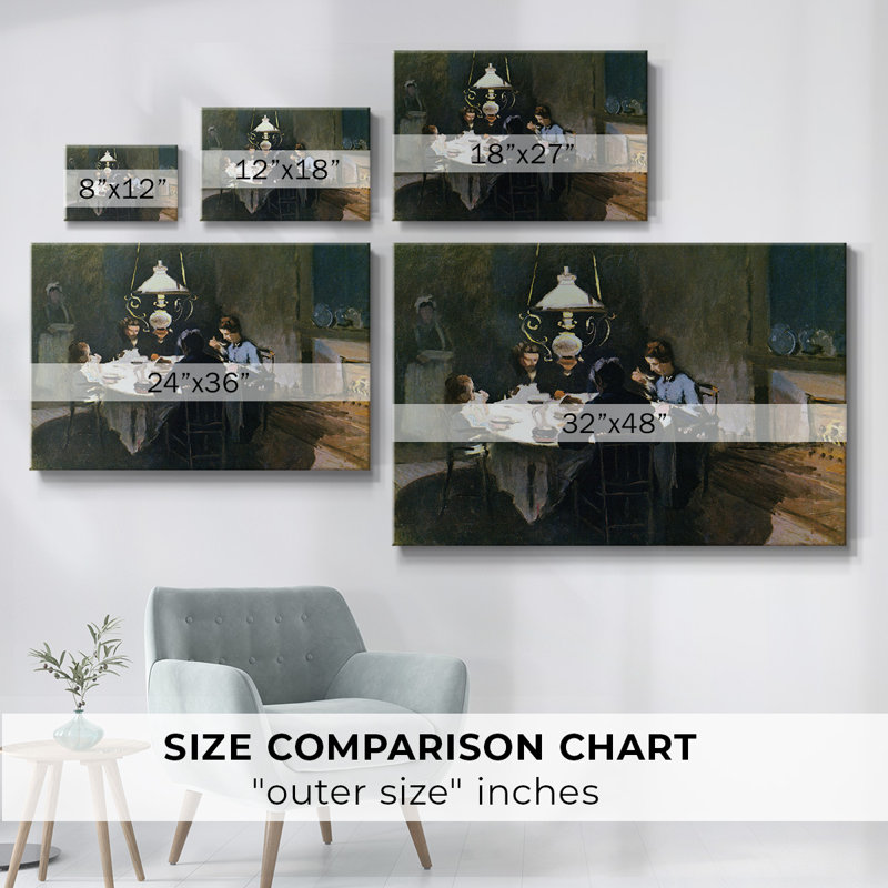Monet - Toile tendue avec châssis, H 12 po x l 18 po