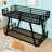 Metal Bunk Bed with Dual Ladders-128781468