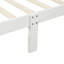 Lit plateforme, cadre de lit simple, lit-bateau avec tête de lit-232007049