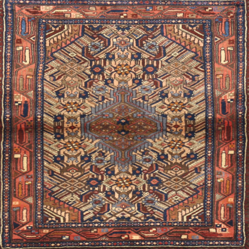Oriental Indoor Rug, Square 7'