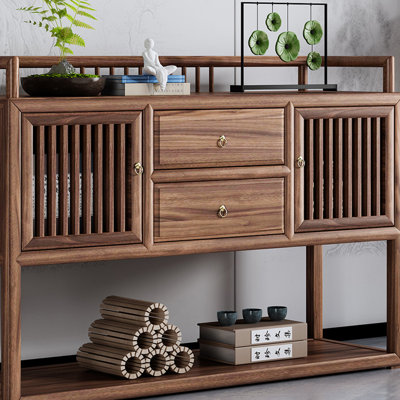 Chinese-style retro minimalist high-end sideboard