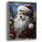 Santa Paws I Framed Print - Solid Wood-502398601