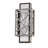 Quadrato Steel LED Flush Mounted Sconce