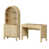 2 Pieces: Desk, Bookcase selected