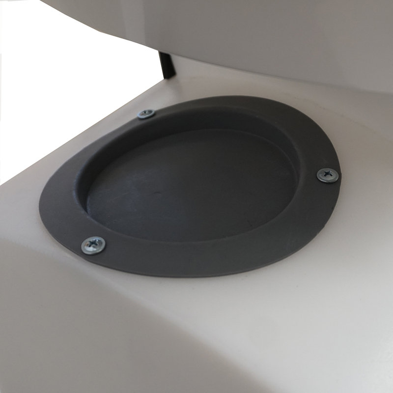 CYCLONE 48" Pedestal Reservoir 18 Gal Fan, Black
