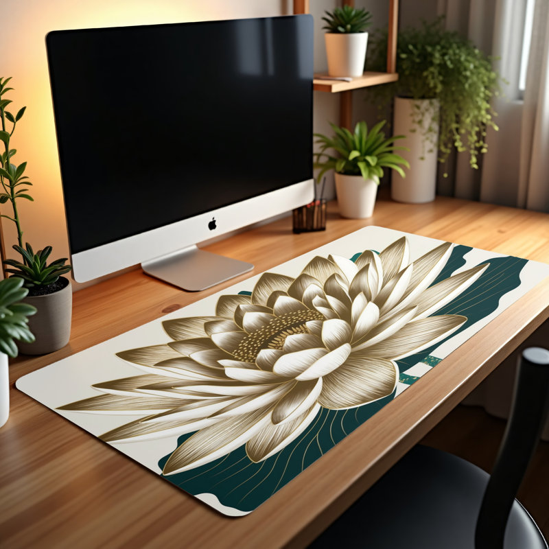Polyester Desk Pad, 23.6x13.8