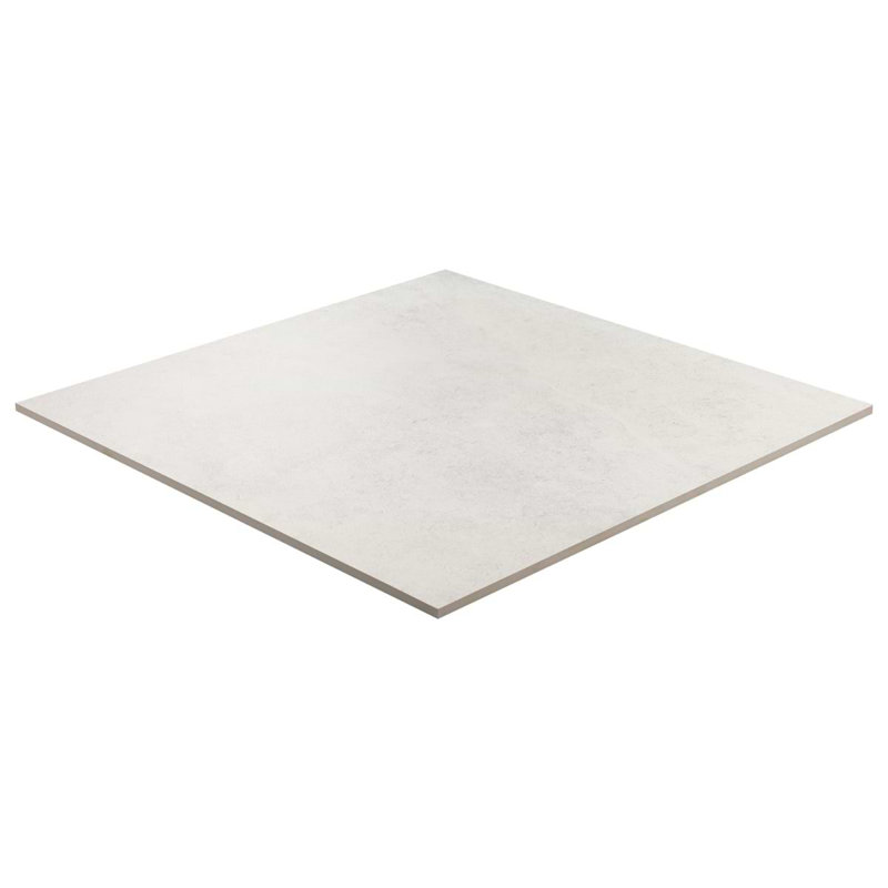 New Rock 24x24 Matte Porcelain Tile, Perla White