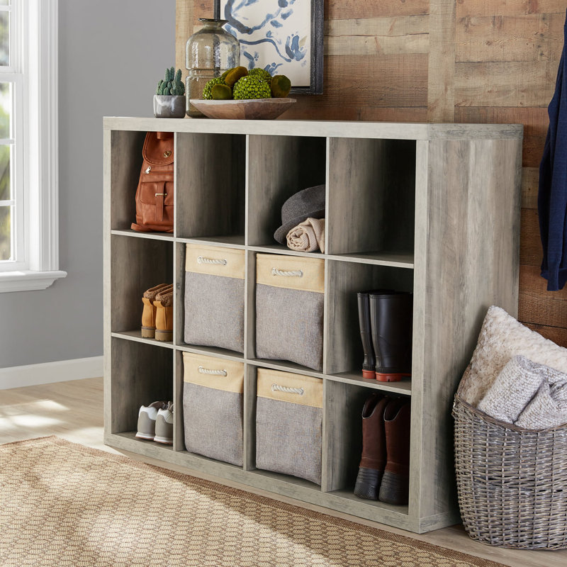Whately Bookcase, Rustic Gray