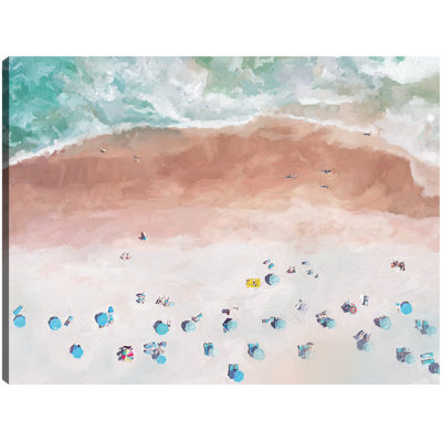 Beach View by Studio Arts Canvas Art Print