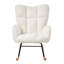 Fauteuil berçant et oscillant rembourré et rembourré en tissu-582920692