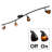 48'' 4 -Light Fixed Track Track Kit with Dimmable and Adjustable Head-54121262-54121263