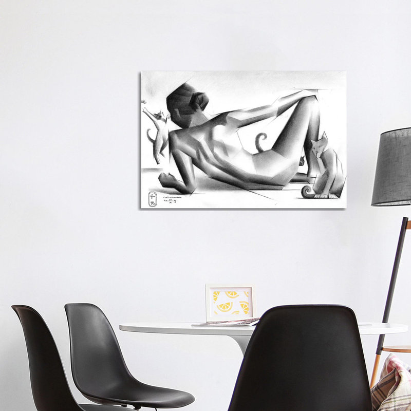 Catwoman 1 Piece Wrapped Canvas Wall Art, 101.6 cm H x 66.04 cm W x 3.175 cm D