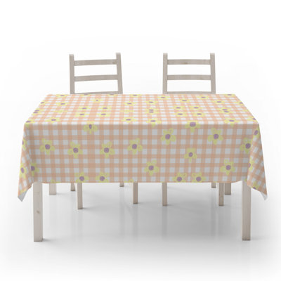 Washable Tablecloth (55 x 71 in), 50% Cotton / 50% Polyester, Easy Care, Machine Washable at 86°F, Tumble Dryer Safe, Ironable | Perfect for Dining Room & Special Occasions, Elegant and Durable Design