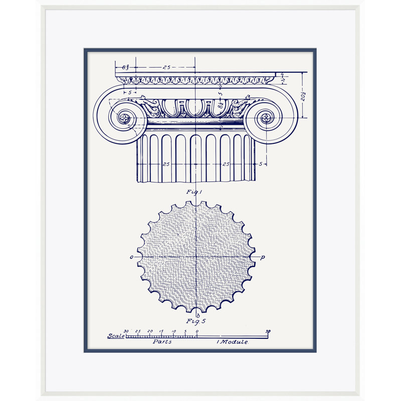 White Ionic 5 Framed
