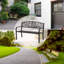 Banc de jardin en acier inoxydable Nuvia-333660253