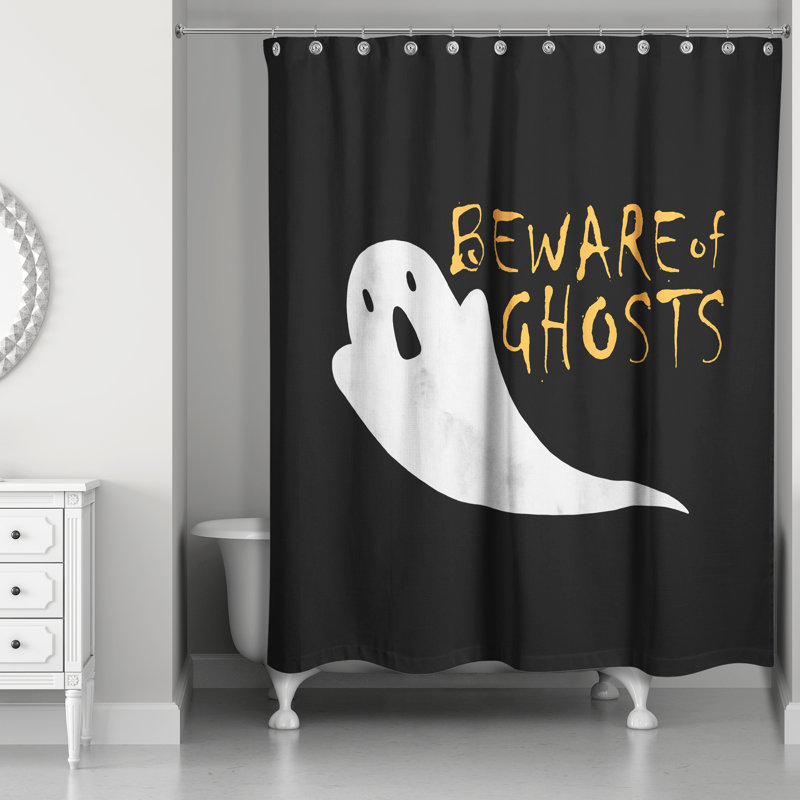 Rideau de douche simple saware of ghosts Soules