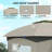 11'x 11' Outdoor Gazebo, Arc Patio Gazebo Canopy Shelter, UV Protected, with Curtains, Church Windows, Double Roof, Galvanized Steel Frame for Lawn, Backyard and Deck-107291953