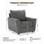 Fauteuil en polyester Armstid
