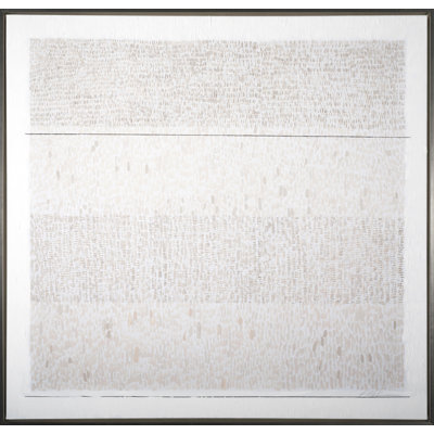 «Crowd Control» par Robert Robinson, peinture sur toile à cadre flottant