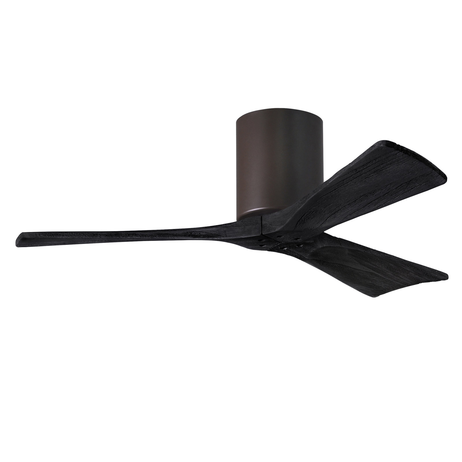 Olivier 3 Blade Ceiling Fan, Textured Bronze, Matte Black, 42"