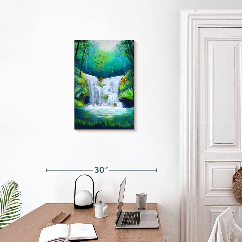 Alvord Waterfall, 24" H x 16" W