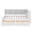 Lit de jour en bois Candrice avec 2 tiroirs, tablette de rangement et ports de chargement USB-2053066148-2053066149