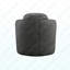 Fauteuil d'appoint pivotant gris