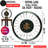 THE GEARS CLOCK Wall Clock with Real Moving Gears SP-LI_ Round BLACK-GOLD