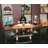 1 - Bottle Solid Wood Wine Bottle & Glass Rack