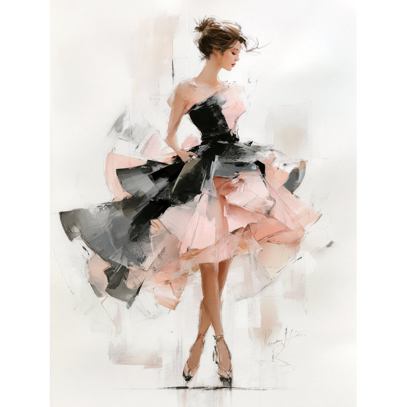 Art mural sur toile Blush Elegance