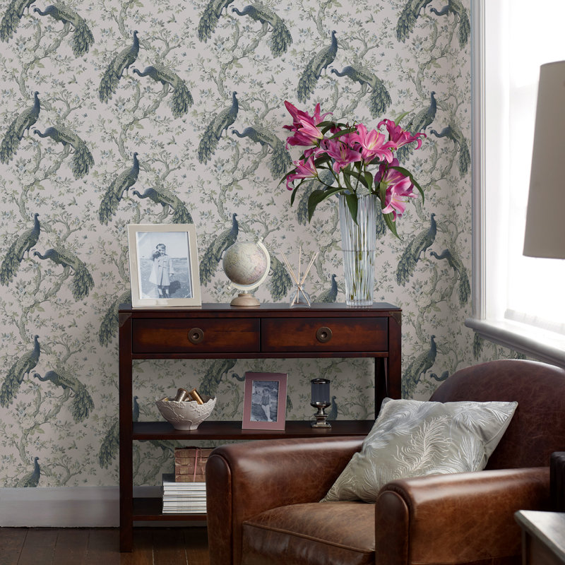 Laura Ashley Belvedere Wallpaper Roll, Midnight
