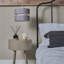 Sophia 20 cm H Drum Cotton Pendant Shade ( Clip On ) in White