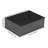 2-Tiermodern Black Rectangle File Storage Drawer Carts Carbon Steel File Storage Organizer On Wheels