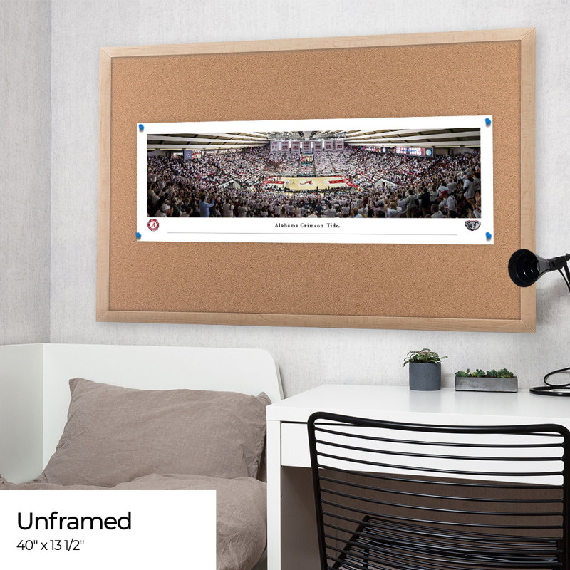 Impression panoramique Alabama Basketball, L 40 po x H 13,5 po, Unframed, Pas de tapis