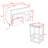 Kitchen Island Set with Drop Leaf, 2 Seating Stools, Storage Drawers and Cabinet-1329511772