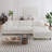 114.5'' Corduroy Couch With 2 Pillows Oversized Sofa L Shaped Sectional Couch With Reversible Chaise With Two Armrests Hidden Storage Space Sectional Couches For Living Room-347092260-347092263