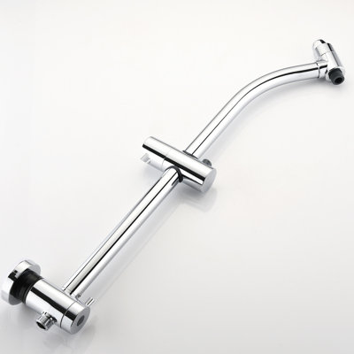 Shower With 26" Stainless Steel Bar And Dual 7-mode Head, Wall Mount Mounted Slide Bar, 7-spray -