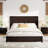 Farmhouse Solid Wood Platform Bed-1591225331-1591225315