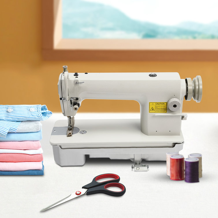 JOYDING Industrial Straight Stitch Sewing Machine K.D Table & Servo Motor  DIY
