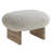 Loyal Boucle Fabric Accent Chair And Ottoman Set-104318337-104318336