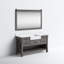 Ensemble de meuble-lavabo simple 60 "avec miroir Villareal-1859752350