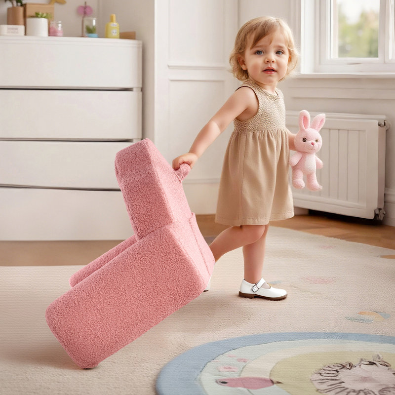 Chaise et canapé pour tout-petits, Rose