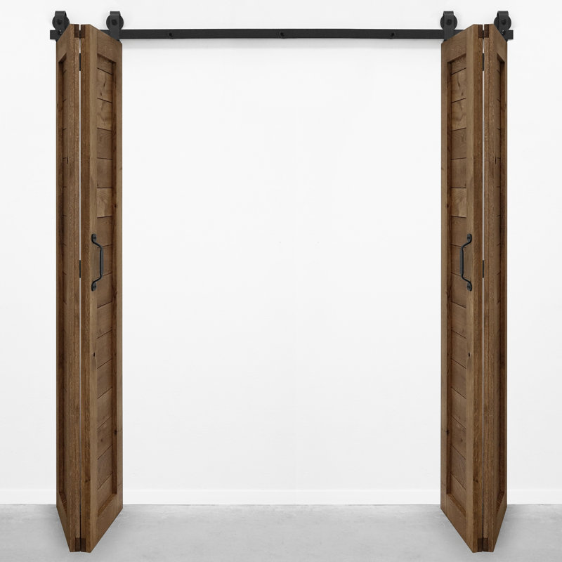 Solid Oak Barn Door, Brown