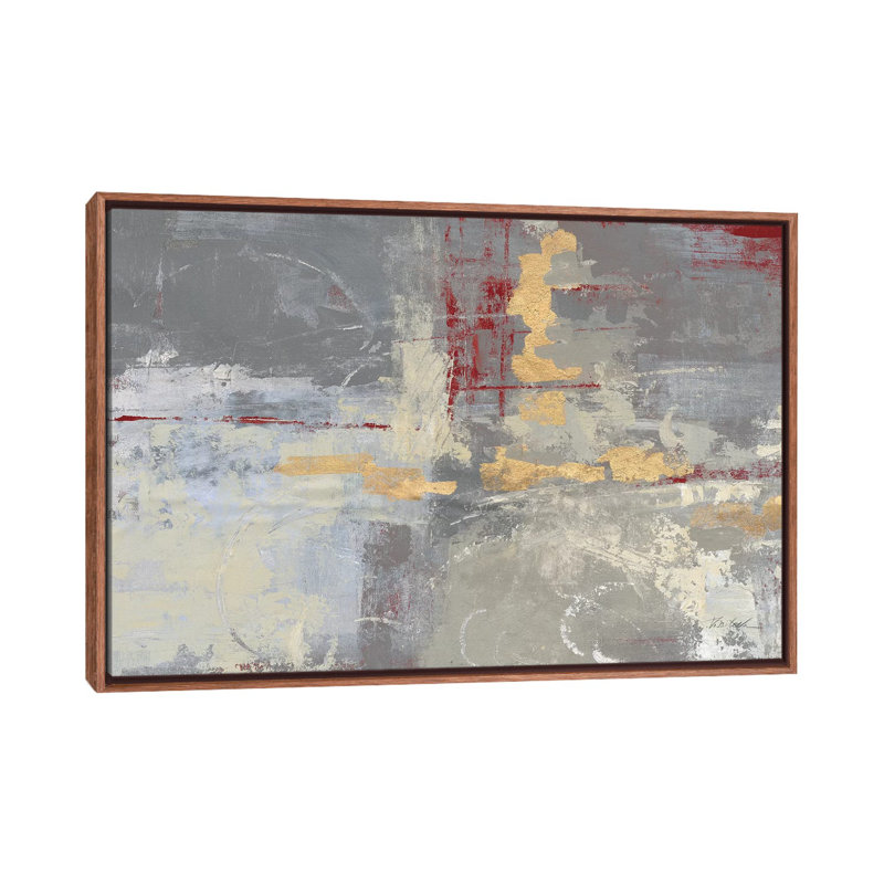 «Missing You Red Crop» par Silvia Vassileva - reproduction d'art, H 32 po x l 48 po x 1,5 po, Pas de tapis