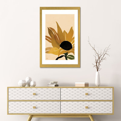 Reproduction d’art graphique, "Sunflower" par Bria Nicole