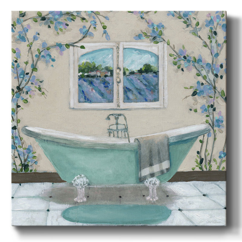 " Tuscany Bath I ", 16" H x 16" W x 1.5" D