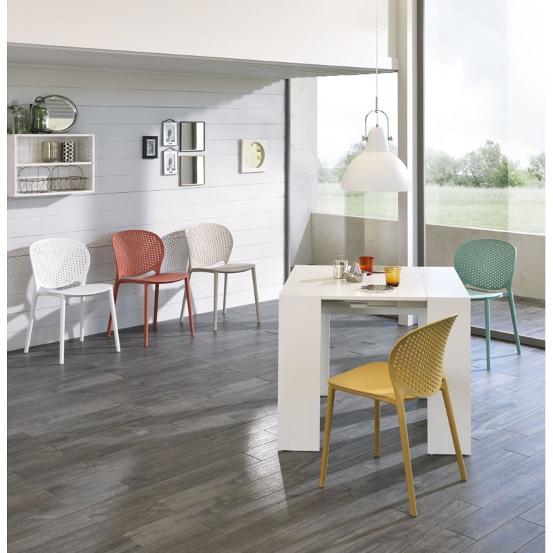 Sodbury Extendable Dining Table, White, White